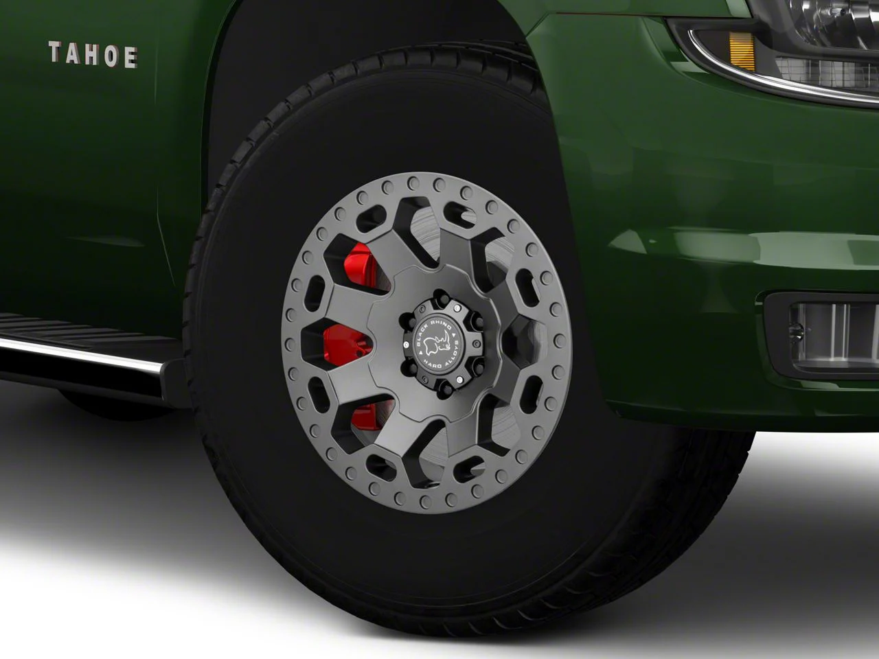 Black Rhino Warlord Matte Gunmetal 6-Lug Wheel; 17x9; 12mm Offset (15-20 Tahoe)