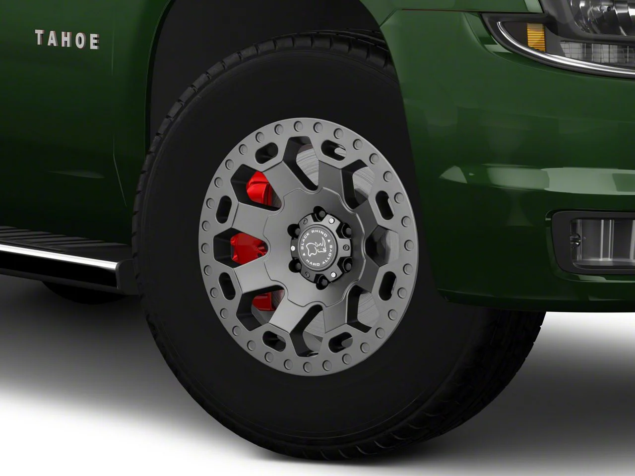 Black Rhino Warlord Matte Gunmetal 6-Lug Wheel; 18x9; -12mm Offset (15-20 Tahoe)