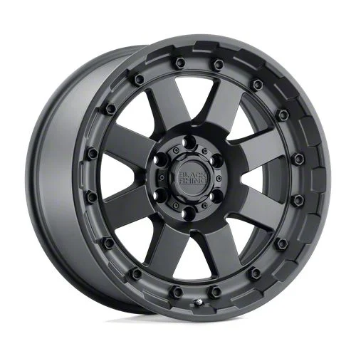 Black Rhino Cleghorn Matte Black 8-Lug Wheel; 18x9; -18mm Offset (07-10 Sierra 2500 HD)