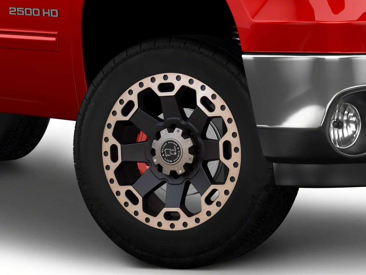 Black Rhino Warlord Matte Black with Machined Dark Tint 8-Lug Wheel; 20x9; 12mm Offset (07-10 Sierra 2500 HD)