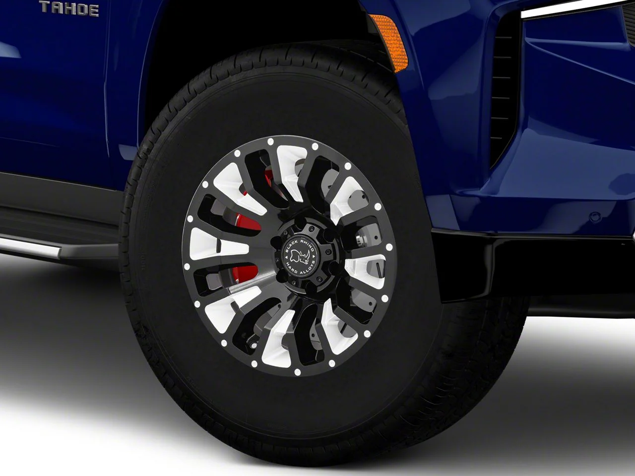 Black Rhino Pinatubo Gloss Black Milled 6-Lug Wheel; 17x9.5; -18mm Offset (21-26 Tahoe)
