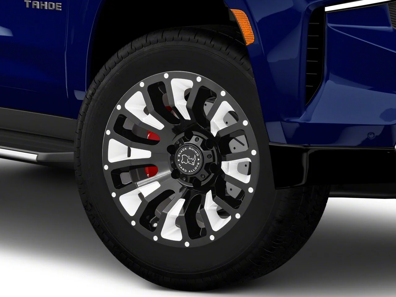 Black Rhino Pinatubo Gloss Black Milled 6-Lug Wheel; 20x9.5; 6mm Offset (21-26 Tahoe)
