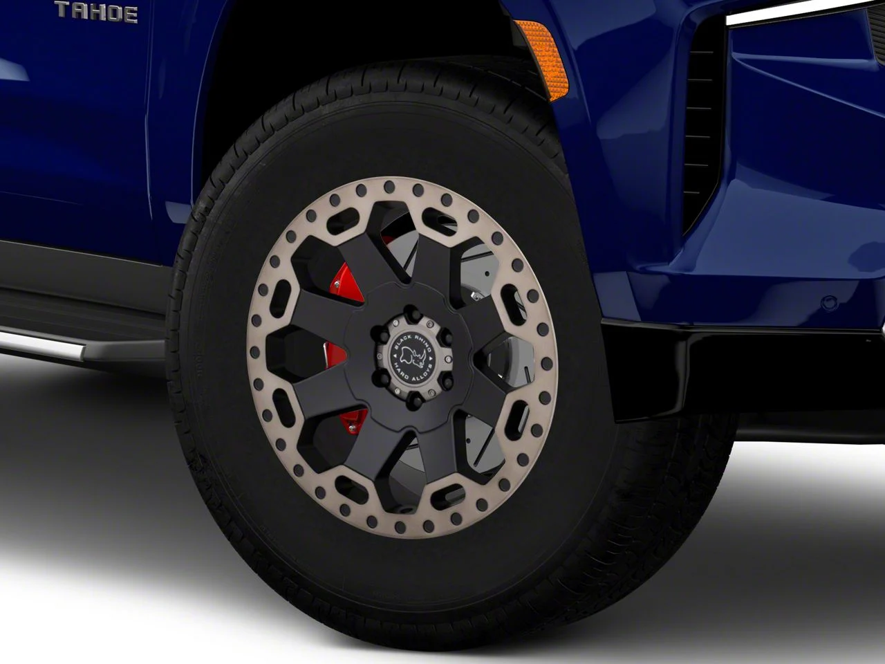 Black Rhino Warlord Matte Black with Machined Dark Tint Lip 6-Lug Wheel; 18x9; -12mm Offset (21-26 Tahoe)