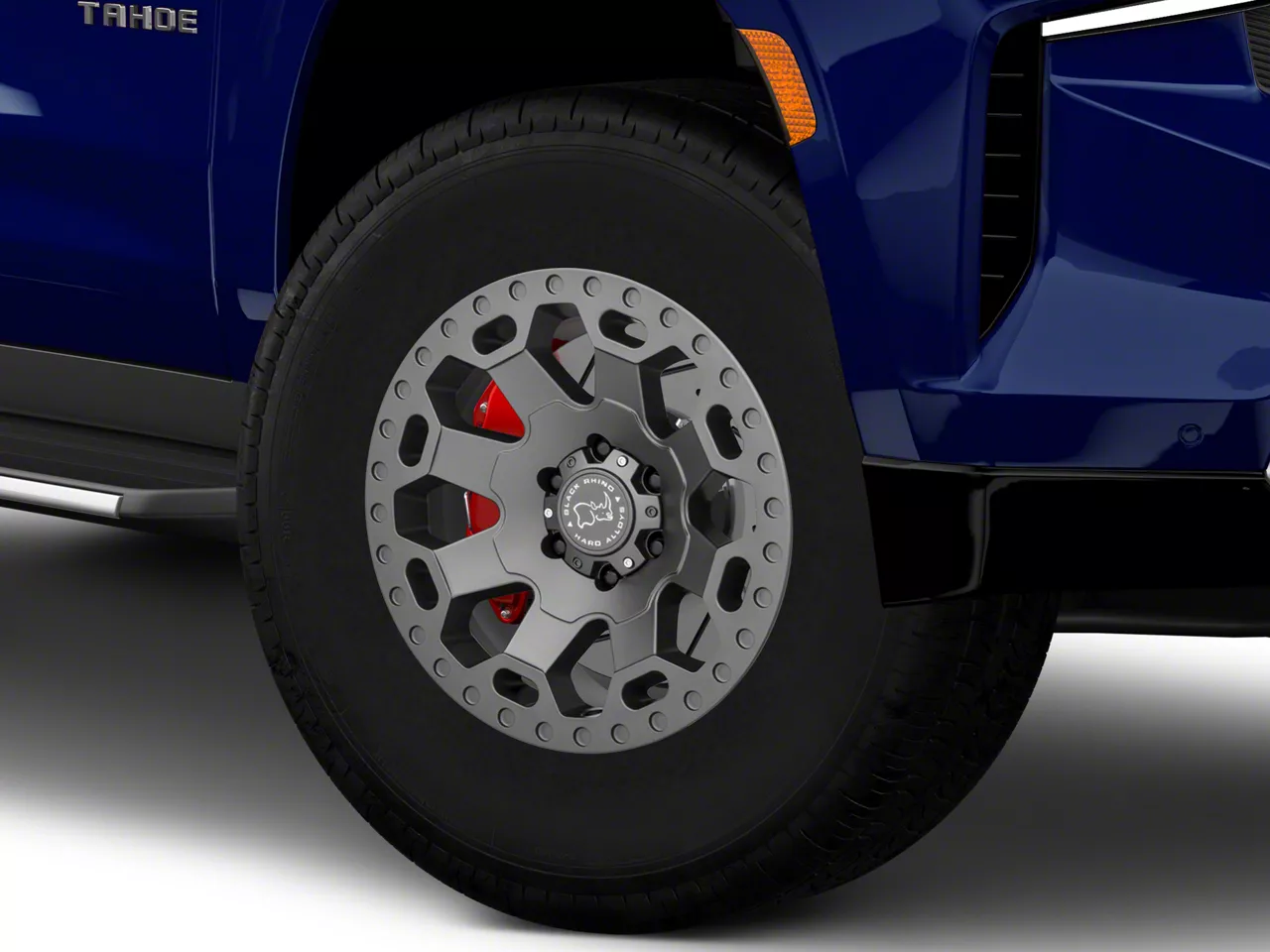 Black Rhino Warlord Matte Gunmetal 6-Lug Wheel; 17x9; -12mm Offset (21-26 Tahoe)