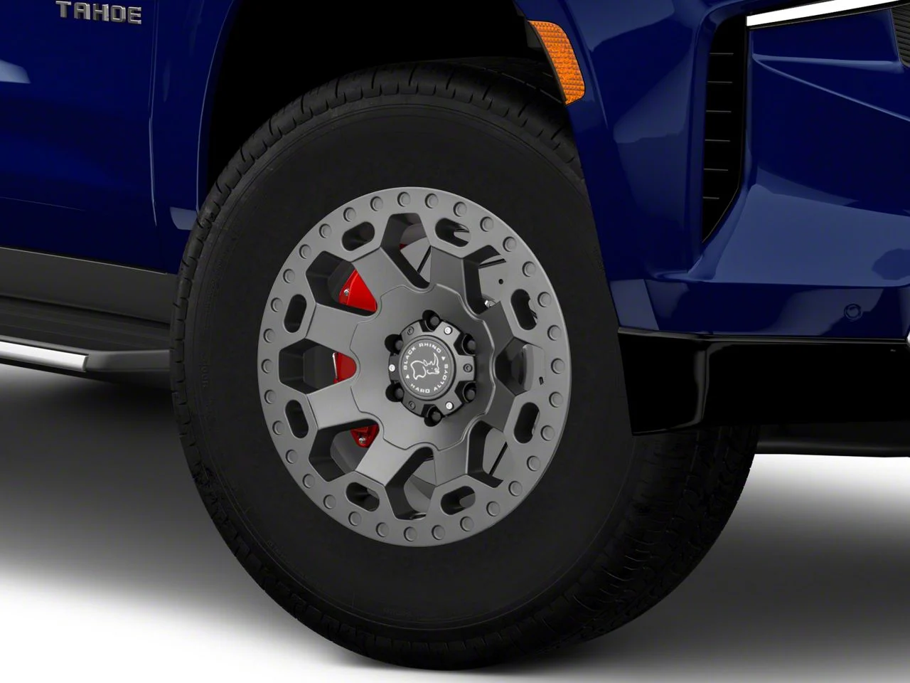 Black Rhino Warlord Matte Gunmetal 6-Lug Wheel; 17x9; 12mm Offset (21-26 Tahoe)