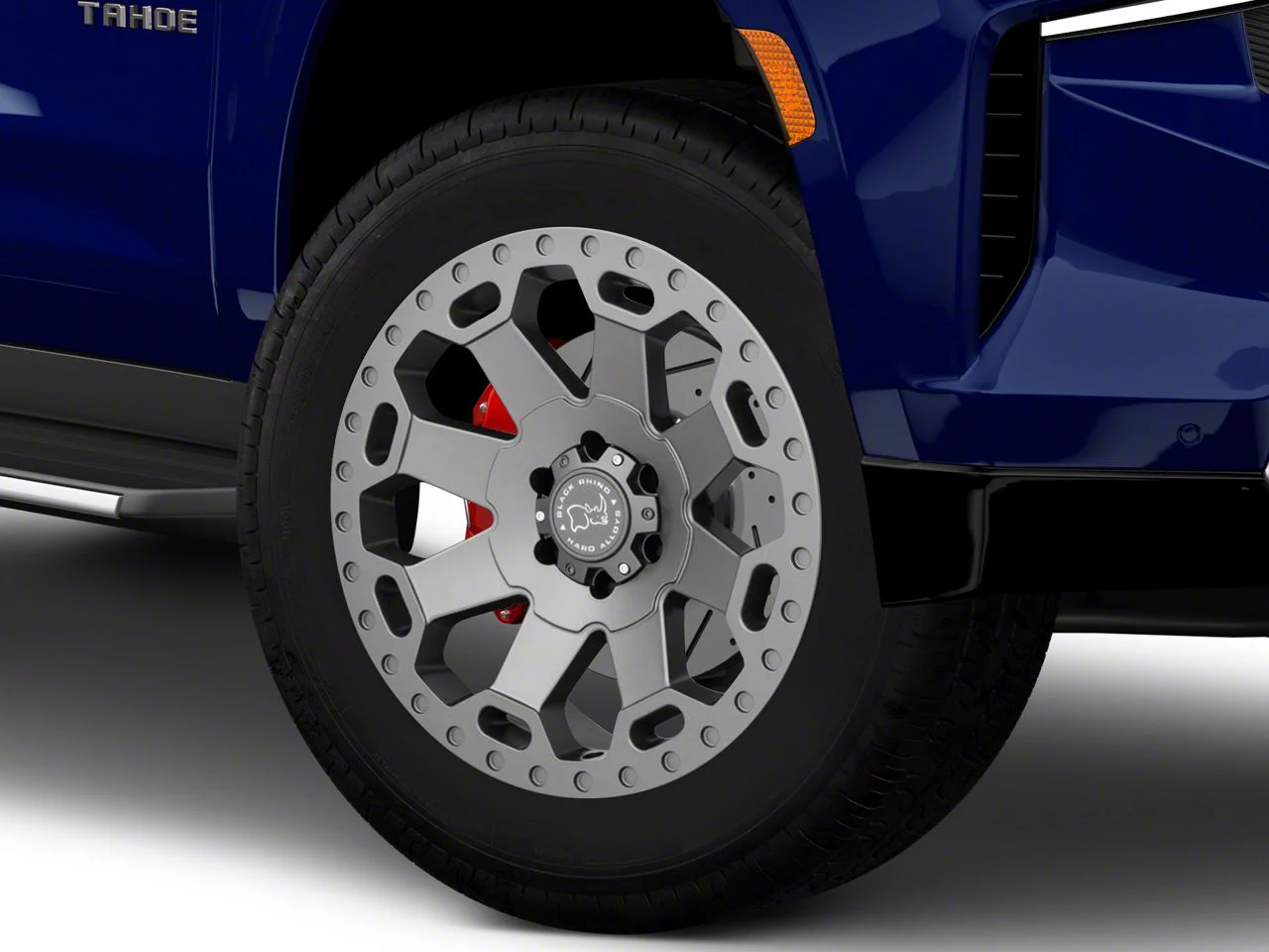 Black Rhino Warlord Matte Gunmetal 6-Lug Wheel; 20x9; 12mm Offset (21-26 Tahoe)