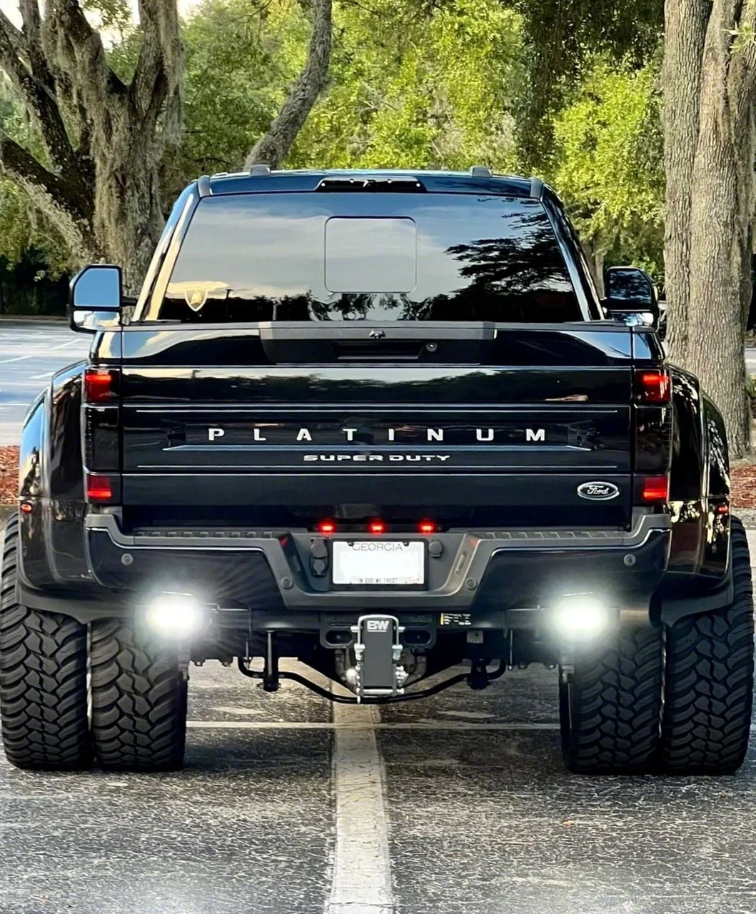 BMC Lights 3-Inch Hitch Bar Lighting Kit with Rigid 6-Inch Midnight Series SR-Q Pro Lights; Diffused Beam (17-26 F-250 Super Duty)