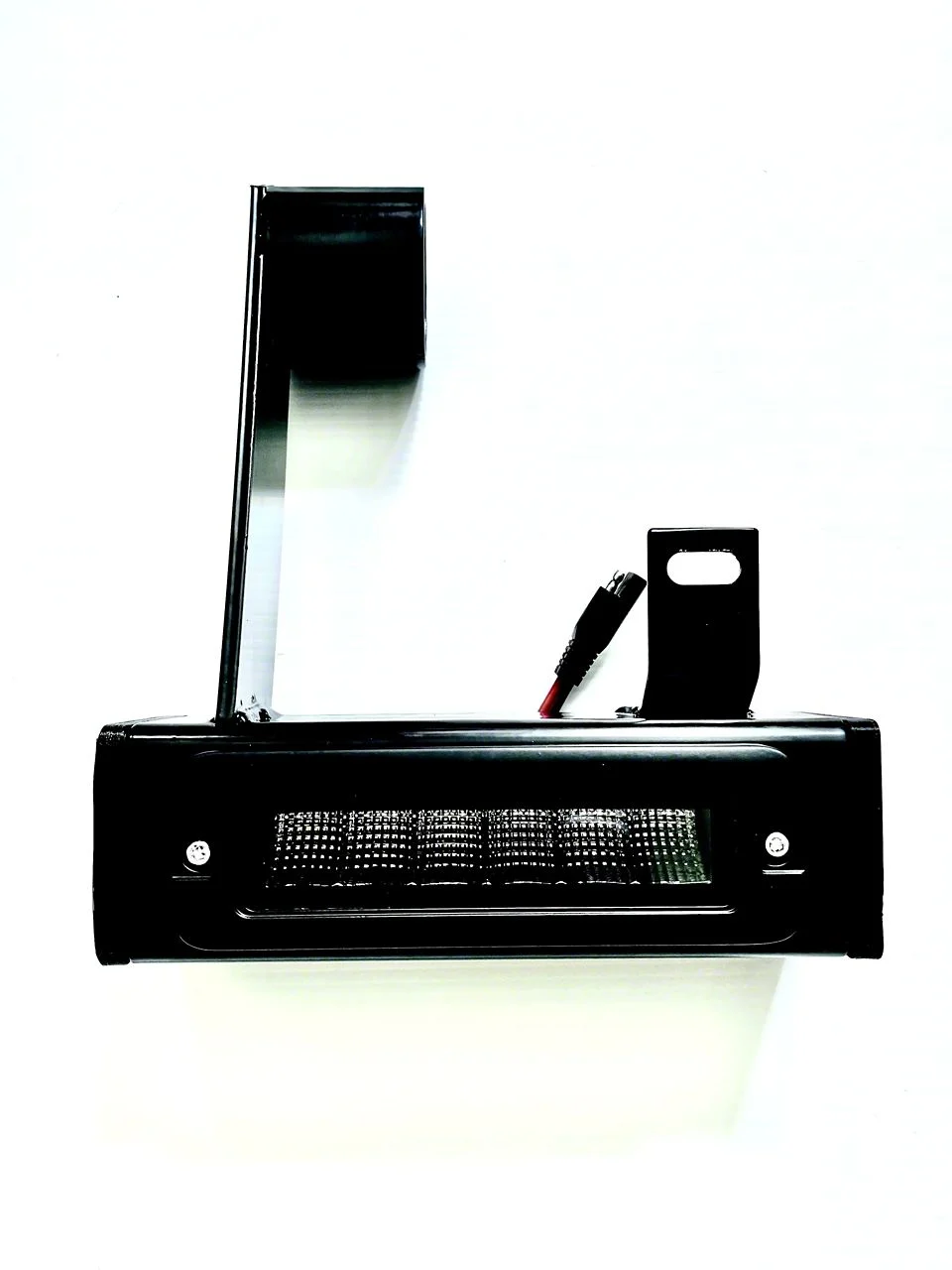BMC Lights 3-Inch Hitch Bar Lighting Kit with Race Sport 7-Inch Blackout Series Lights; Flood Beam (20-26 Sierra 3500 HD)