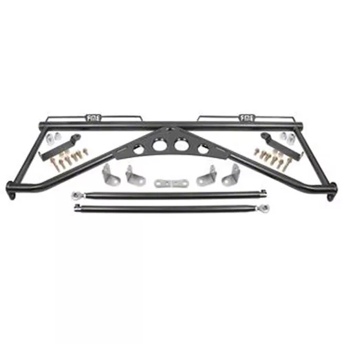 BMR Seat Harness Bar; Black Hammertone (15-26 Mustang)