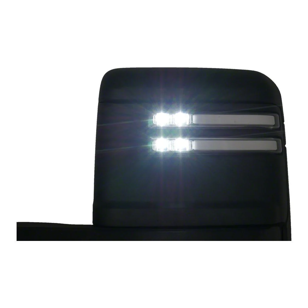 Boost Auto Parts Signal and Running Light Towing Mirror Marker Light; Clear (20-26 Silverado 3500 HD)