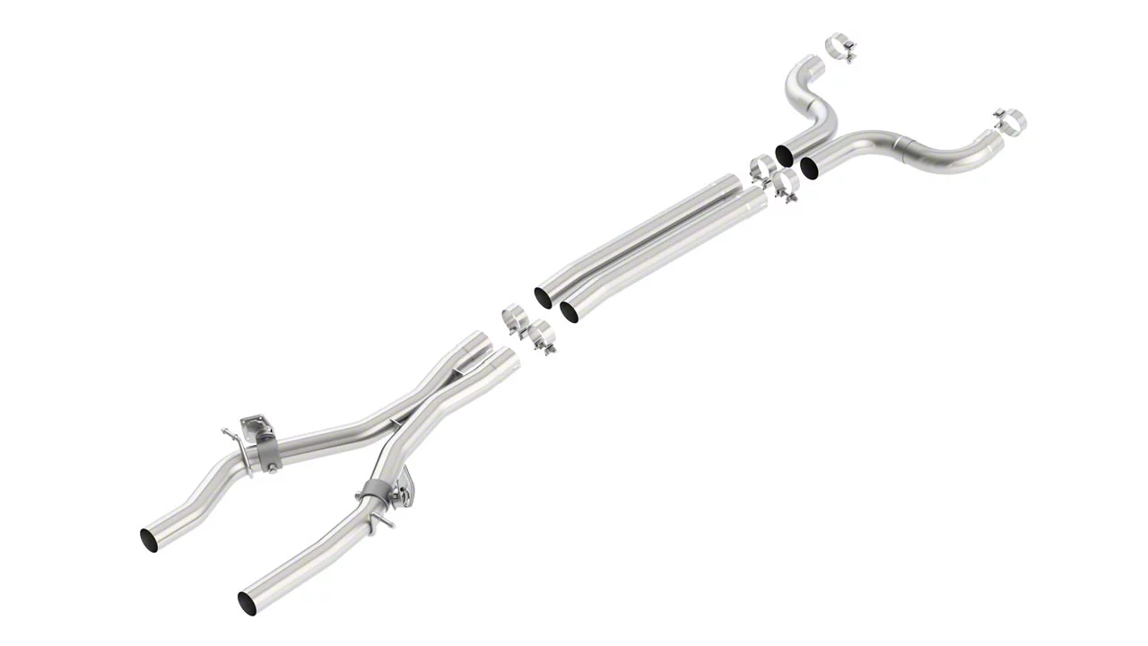 Borla Exhaust Connecting Pipes with X-Pipe and AFM Valves (16-24 Camaro SS Coupe)
