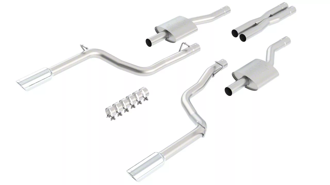 Borla ATAK Cat-Back Exhaust with Chrome Tips (06-10 6.1L HEMI Charger)