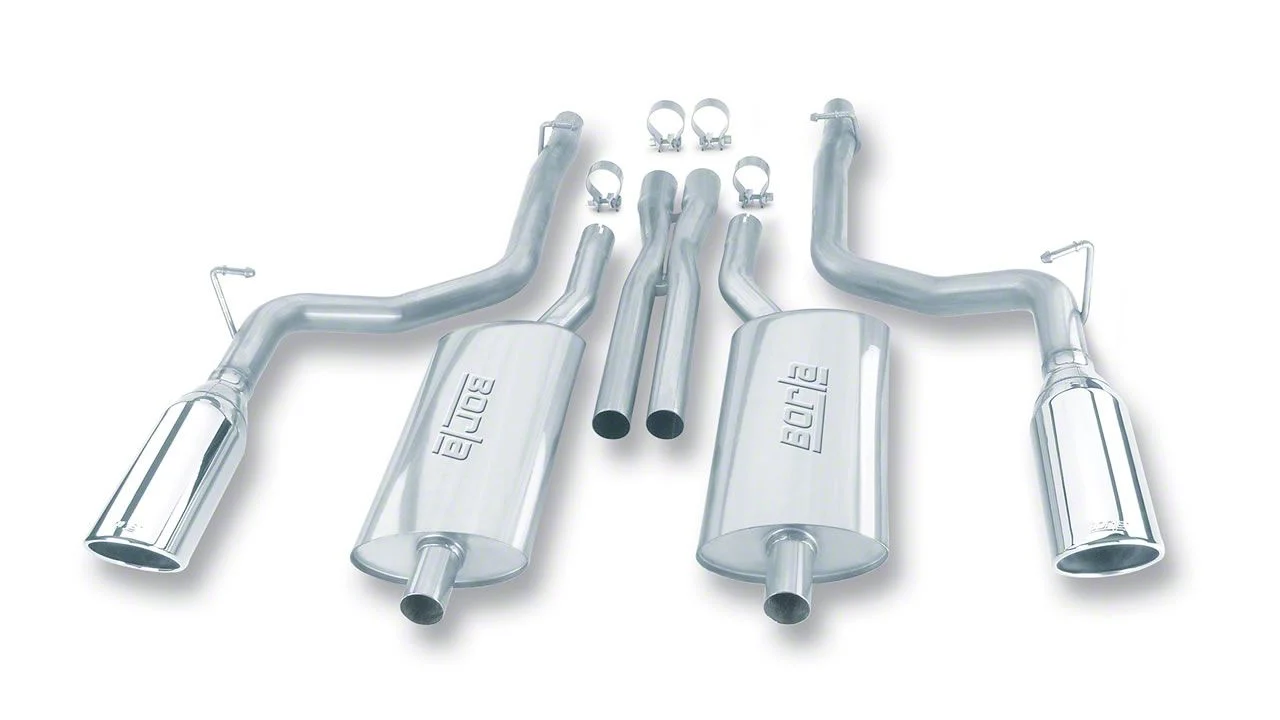 Borla S-Type Cat-Back Exhaust with Chrome Tips (06-10 5.7L HEMI Charger)