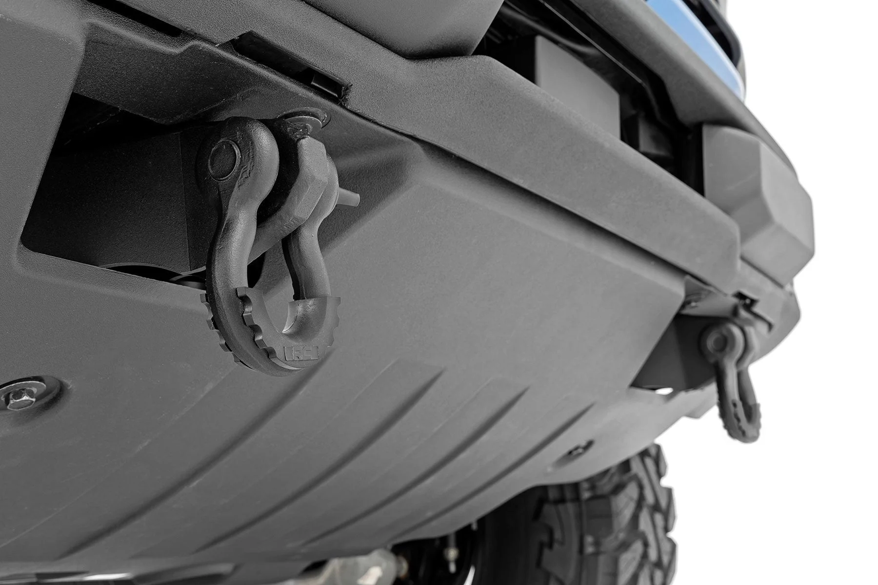 Tow Hook Brackets w/D-Rings & Isolators, 2021+ Ford Bronco