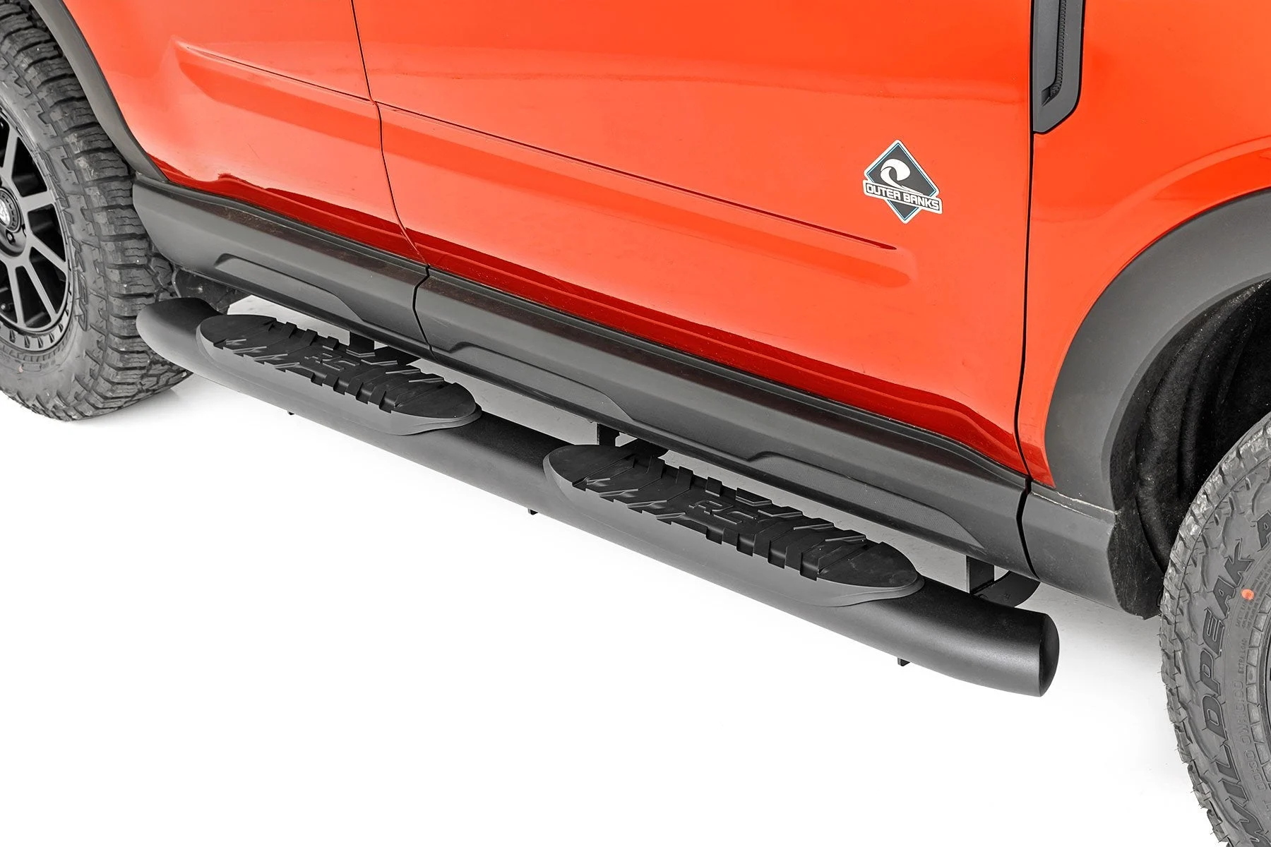 Black Oval Nerf Steps, 2021+ Ford Bronco Sport