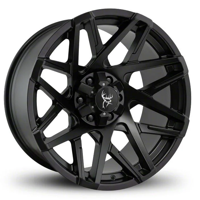 Buck Commander Canyon All Satin Black 6-Lug Wheel; 20x10; -25mm Offset (19-26 RAM 1500)