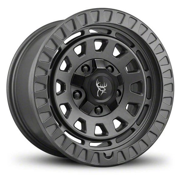 Buck Commander Venture All Satin Dark Grey 8-Lug Wheel; 17x9; 0mm Offset (19-26 RAM 2500)