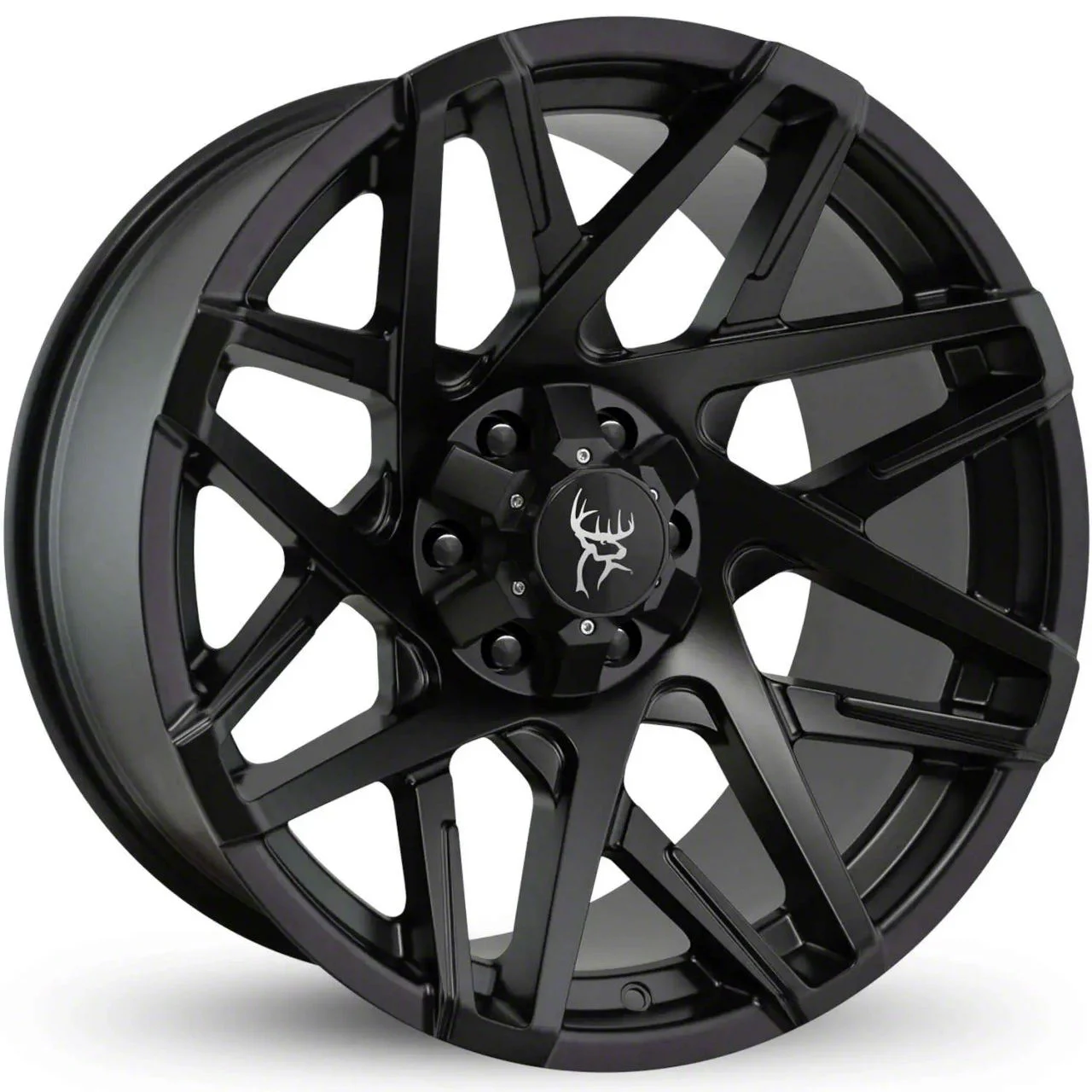Buck Commander Canyon All Satin Black 6-Lug Wheel; 20x9; 0mm Offset (19-23 Ranger)