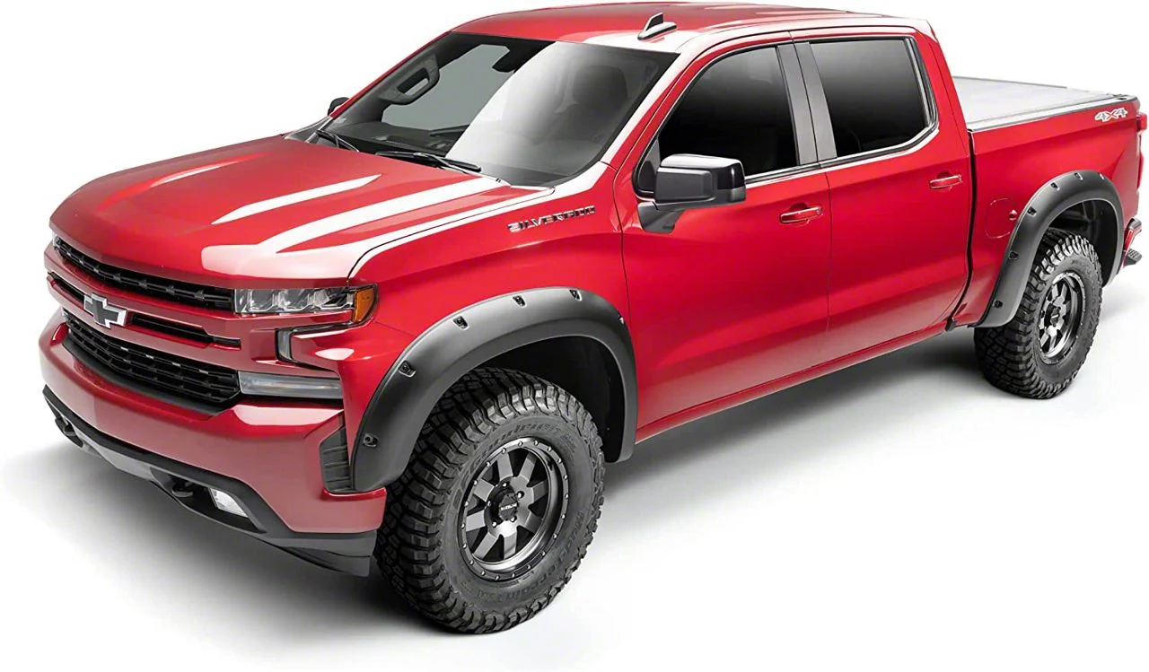 Bushwacker Forge Style Fender Flares; Front and Rear; Matte Black (15-22 Colorado w/ 5-Foot Short Box, Excluding ZR2)