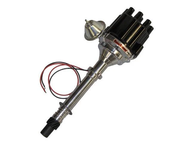 Distributor, Pertronix, Billet W/ Black Female Style Cap, w/ Ignitor III Module