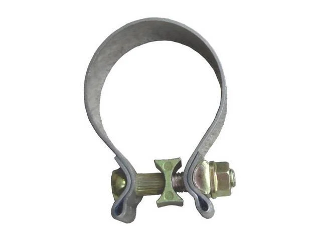 Clamp, Band, 2 1/2 Inch diameter w/ 1 inch width, best used on exhaust tips w/ slotted slip fit, stainless construction