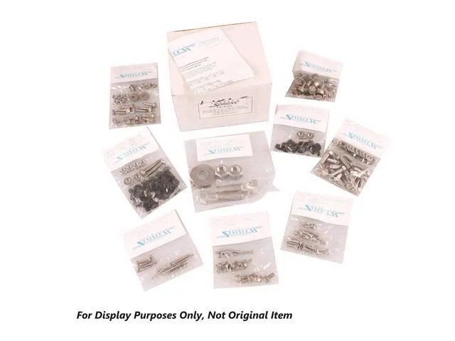 MASTER BODY HARDWARE KIT, Stainless, features button and socket head bolts, (625), Totally Stainless repro