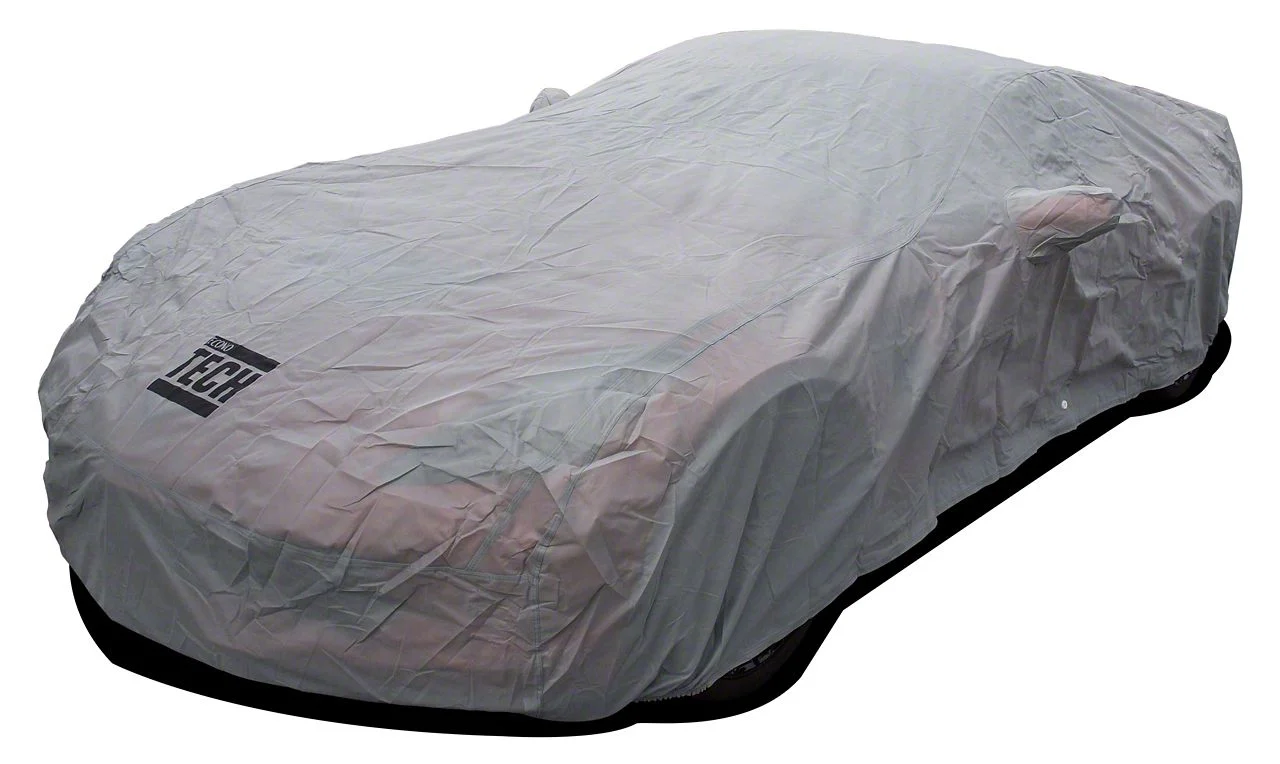 CA Econotech Indoor Car Cover; Gray (15-19 Corvette C7 Grand Sport, Z06)