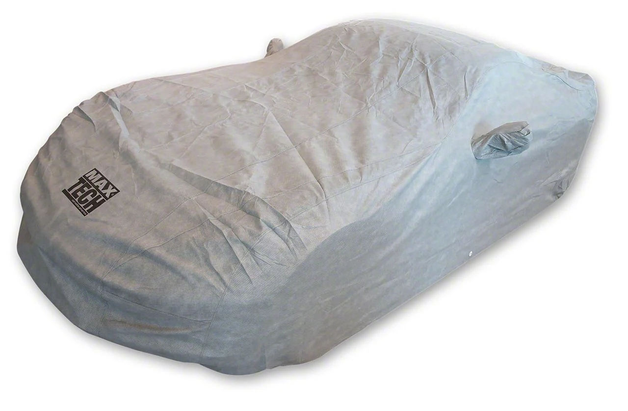 CA Maxtech Outdoor/Indoor Car Cover; Gray (14-19 Corvette C7 Stingray)