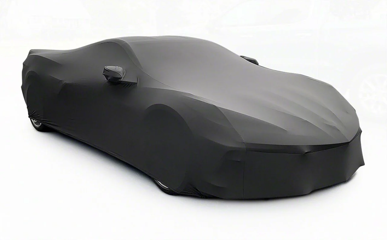 CA Onyx Indoor Car Cover; Black (20-26 Corvette C8 Stingray)