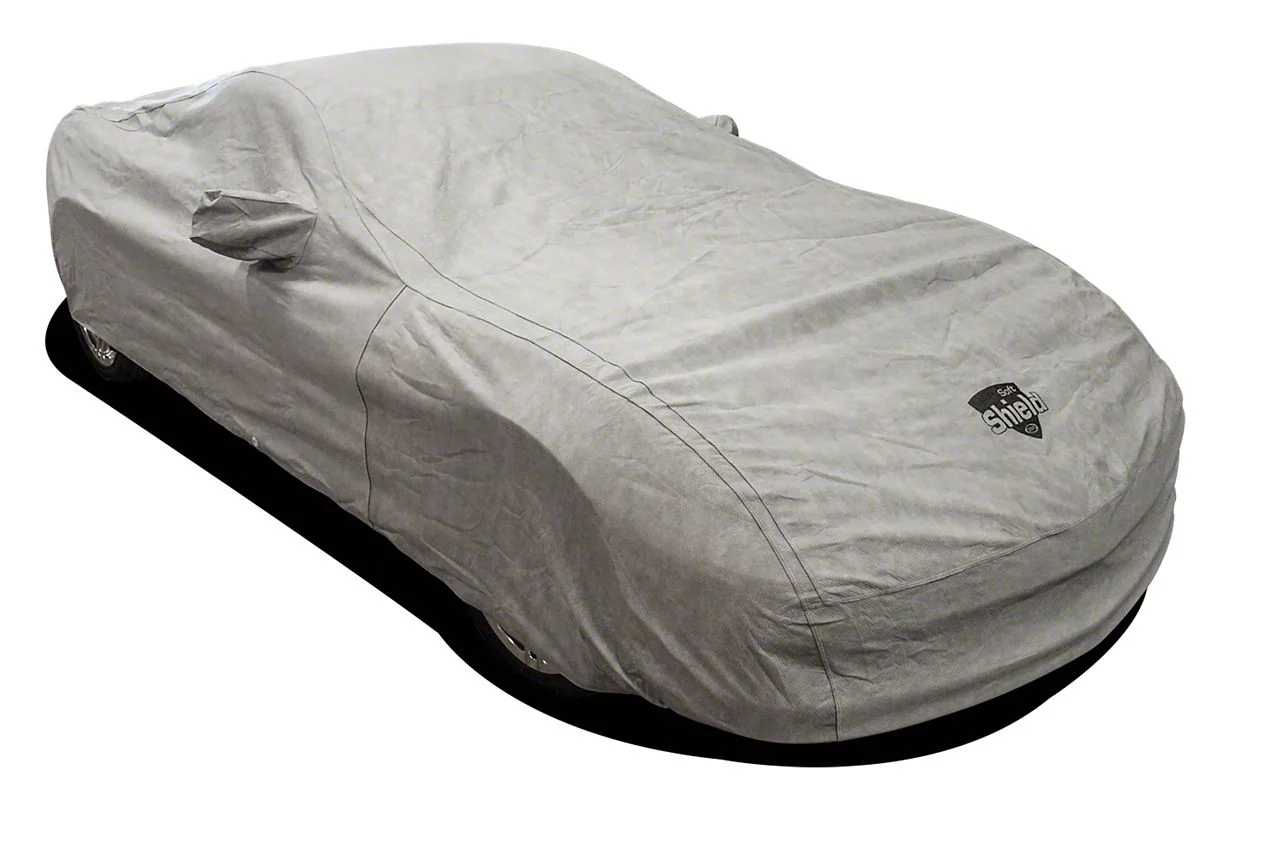 CA SoftShield Outdoor/Indoor Car Cover; Gray (06-13 Corvette C6 Grand Sport, Z06)