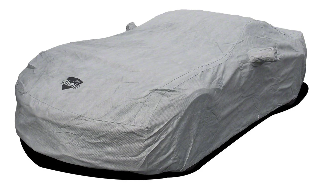 CA SoftShield Outdoor/Indoor Car Cover; Gray (15-19 Corvette C7 Grand Sport, Z06)
