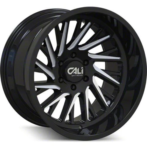 Cali Off-Road Purge Gloss Black Milled 6-Lug Wheel; 20x10; -25mm Offset (07-14 Tahoe)