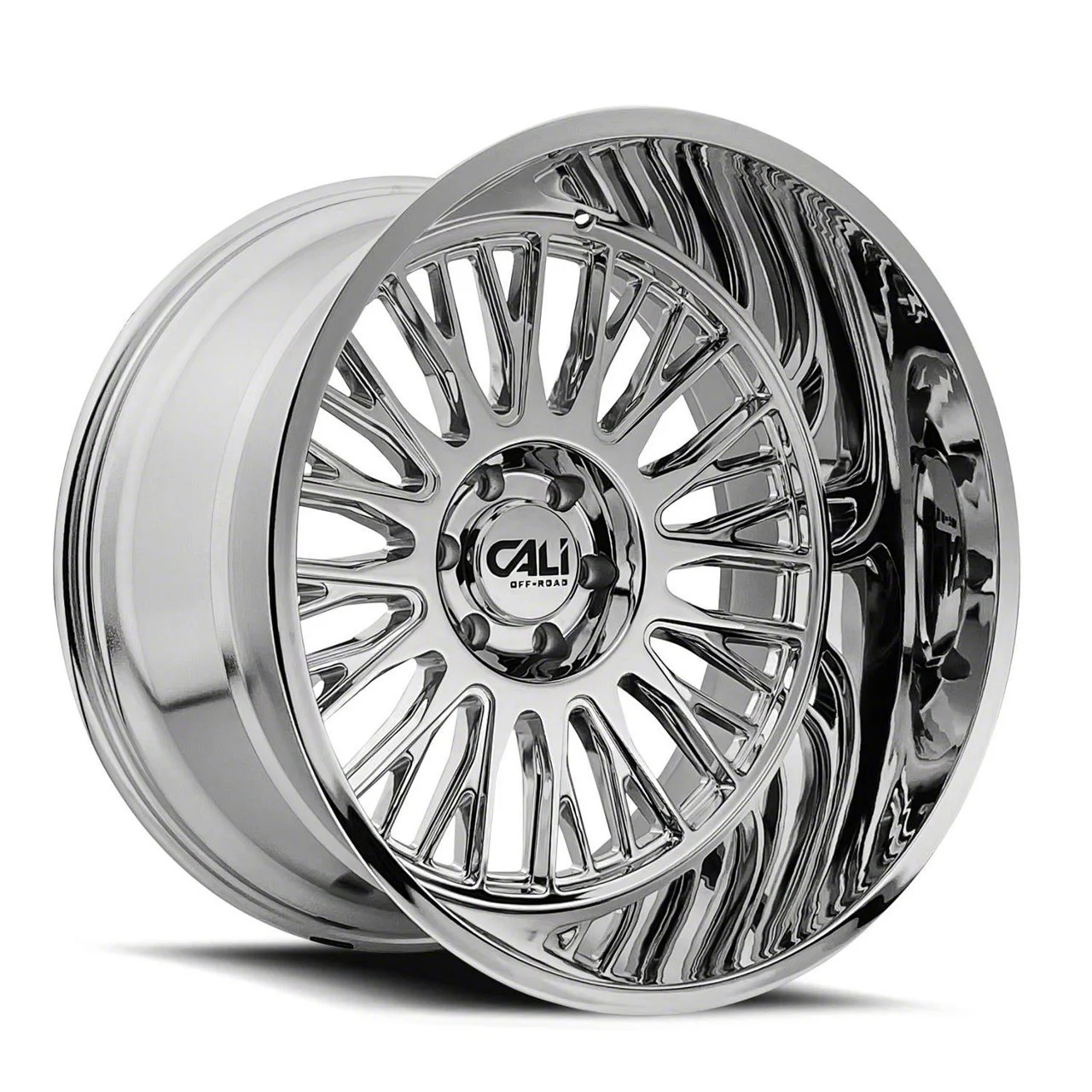 Cali Off-Road Vertex Chrome 6-Lug Wheel; 20x10; -25mm Offset (07-14 Yukon)