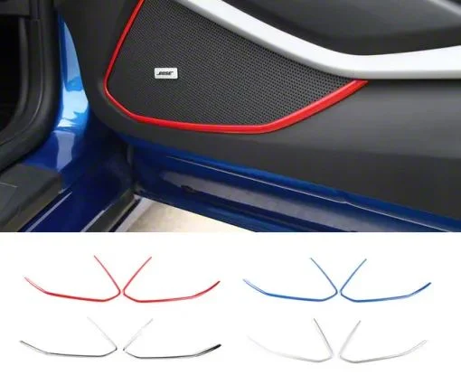 Speaker Door Trim; Chrome (16-24 Camaro)