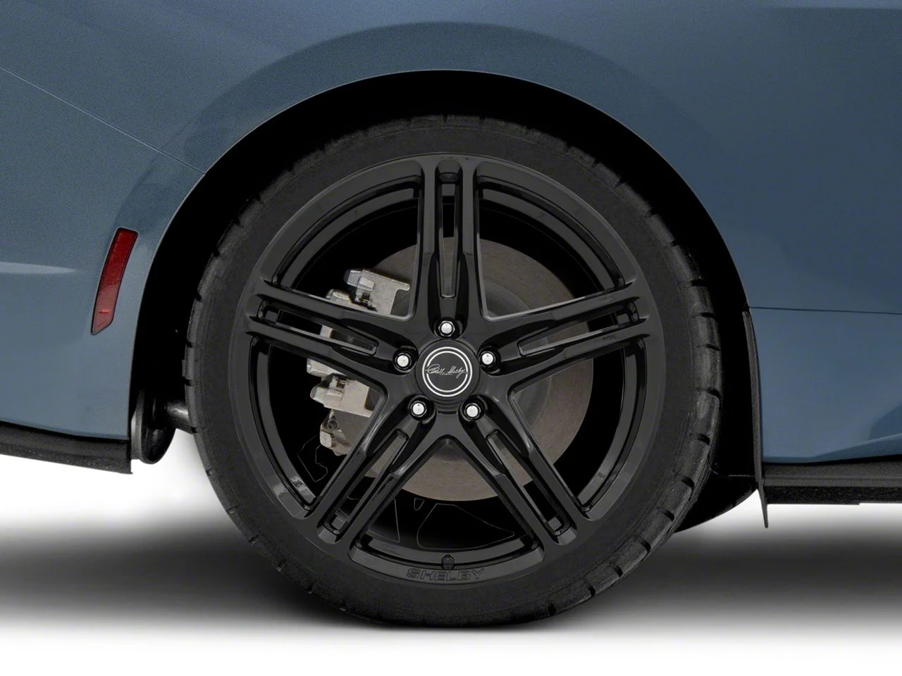 Carroll Shelby Wheels CS14 Gloss Black Wheel; Rear Only; 20x11; 50mm Offset (24-26 Mustang)