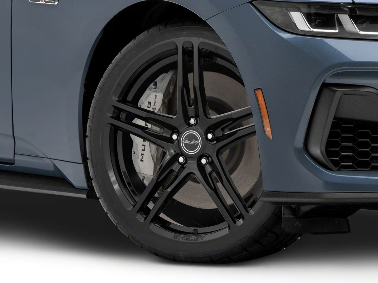 Carroll Shelby Wheels CS14 Gloss Black Wheel; 20x9.5; 40mm Offset (24-26 Mustang)
