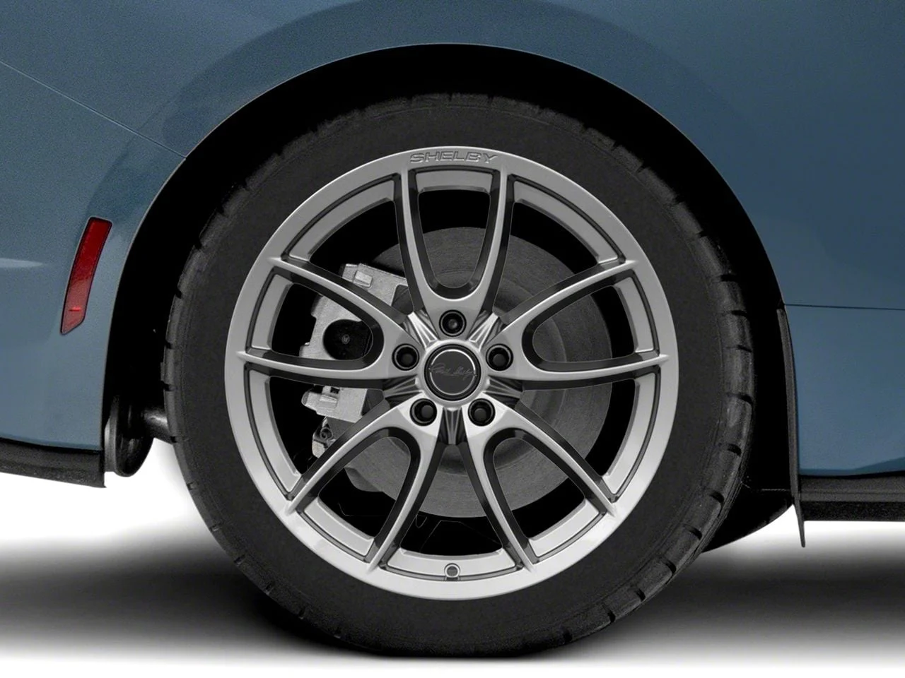 Carroll Shelby Wheels CS5 Gunmetal Wheel; Rear Only; 19x11; 50mm Offset (24-26 Mustang)