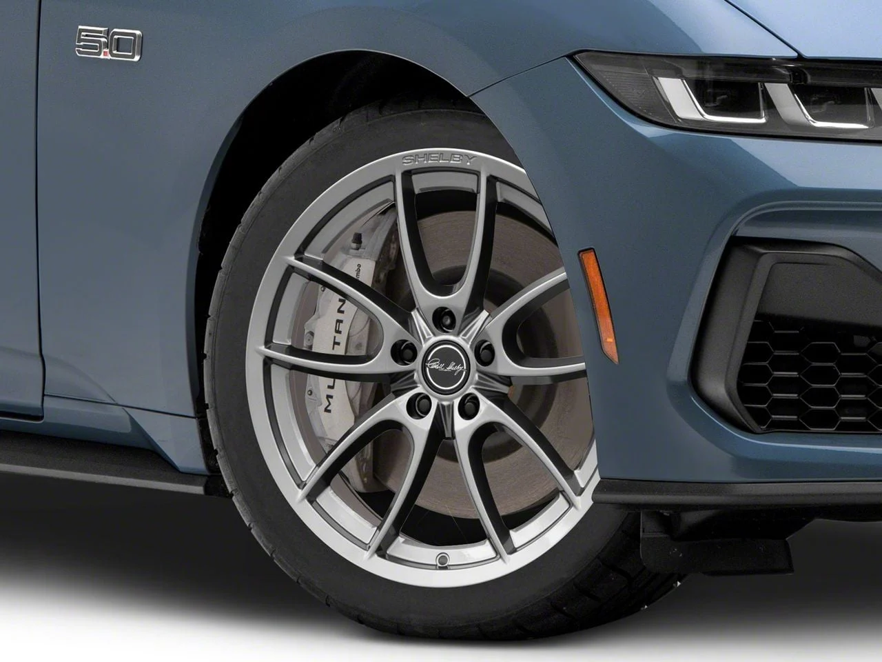 Carroll Shelby Wheels CS5 Gunmetal Wheel; 19x9.5; 34mm Offset (24-26 Mustang)