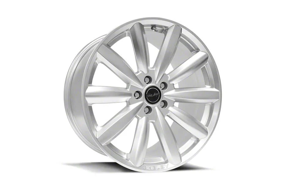 Carroll Shelby Wheels CS80 Chrome Powder Wheel; Rear Only; 20x11; 50mm Offset (24-26 Mustang)