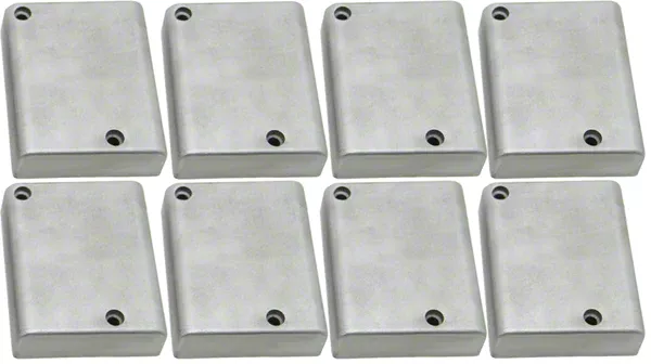 Aluminum Coil Covers; Raw (08-23 V8 HEMI Challenger, Excluding 6.2L)