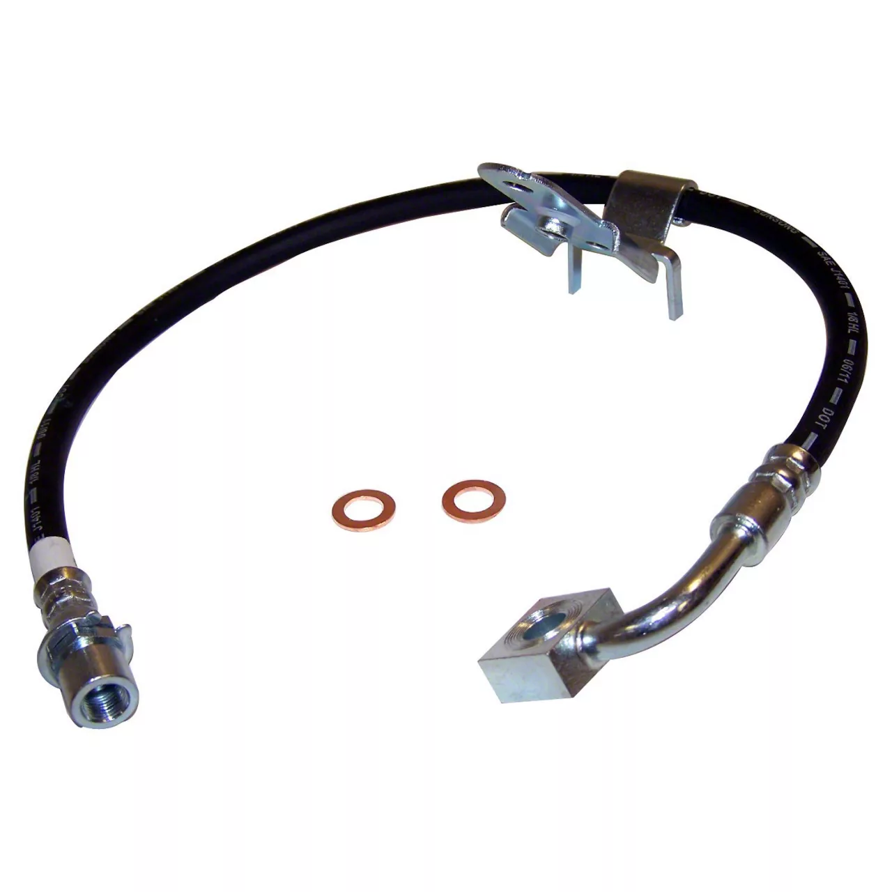 Brake Hose; Front Passenger Side (09-10 Challenger w/ Standard Brakes)