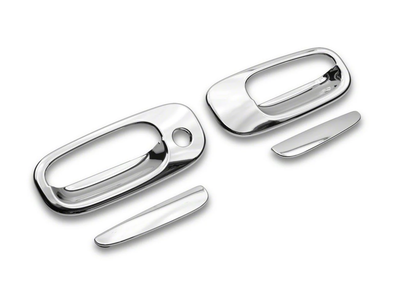 Door Handle Covers; Chrome (08-10 Challenger)