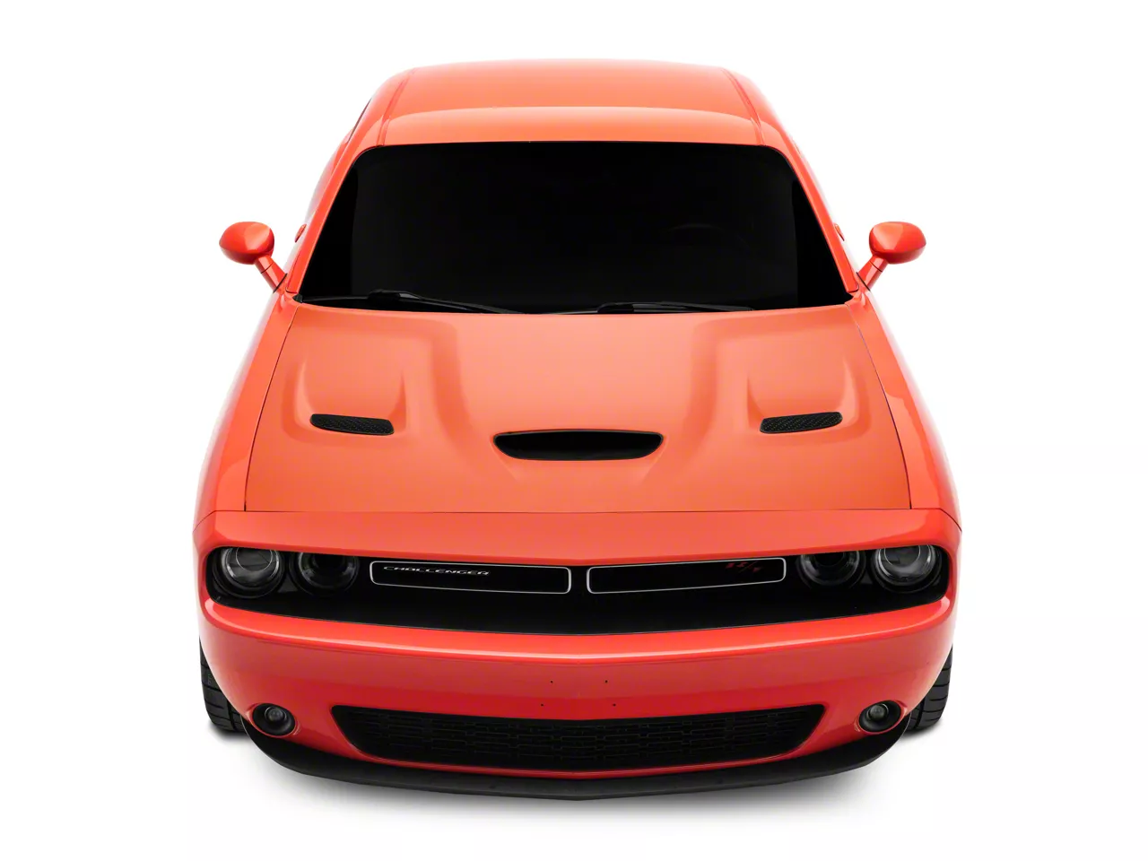 Hellcat Style Hood with Air Vent Scoop; Unpainted (08-23 Challenger)