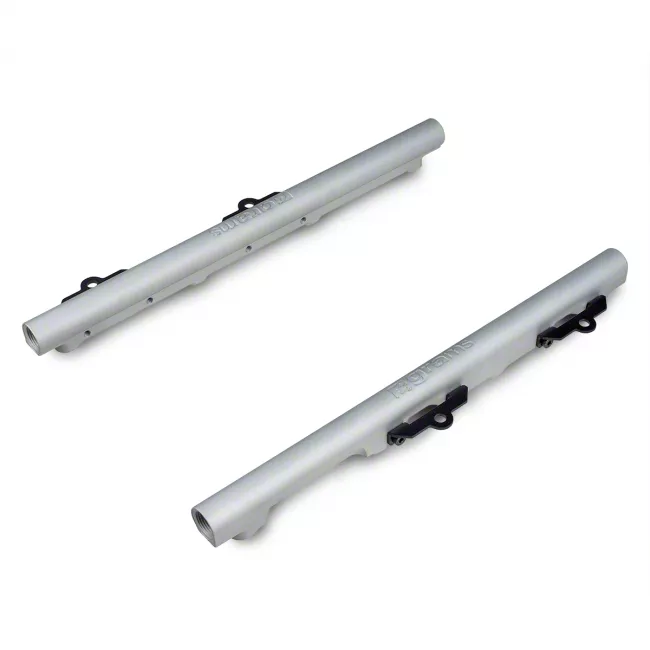 Grams Performance High-Flow Fuel Rails; Raw (09-23 5.7L HEMI Challenger)