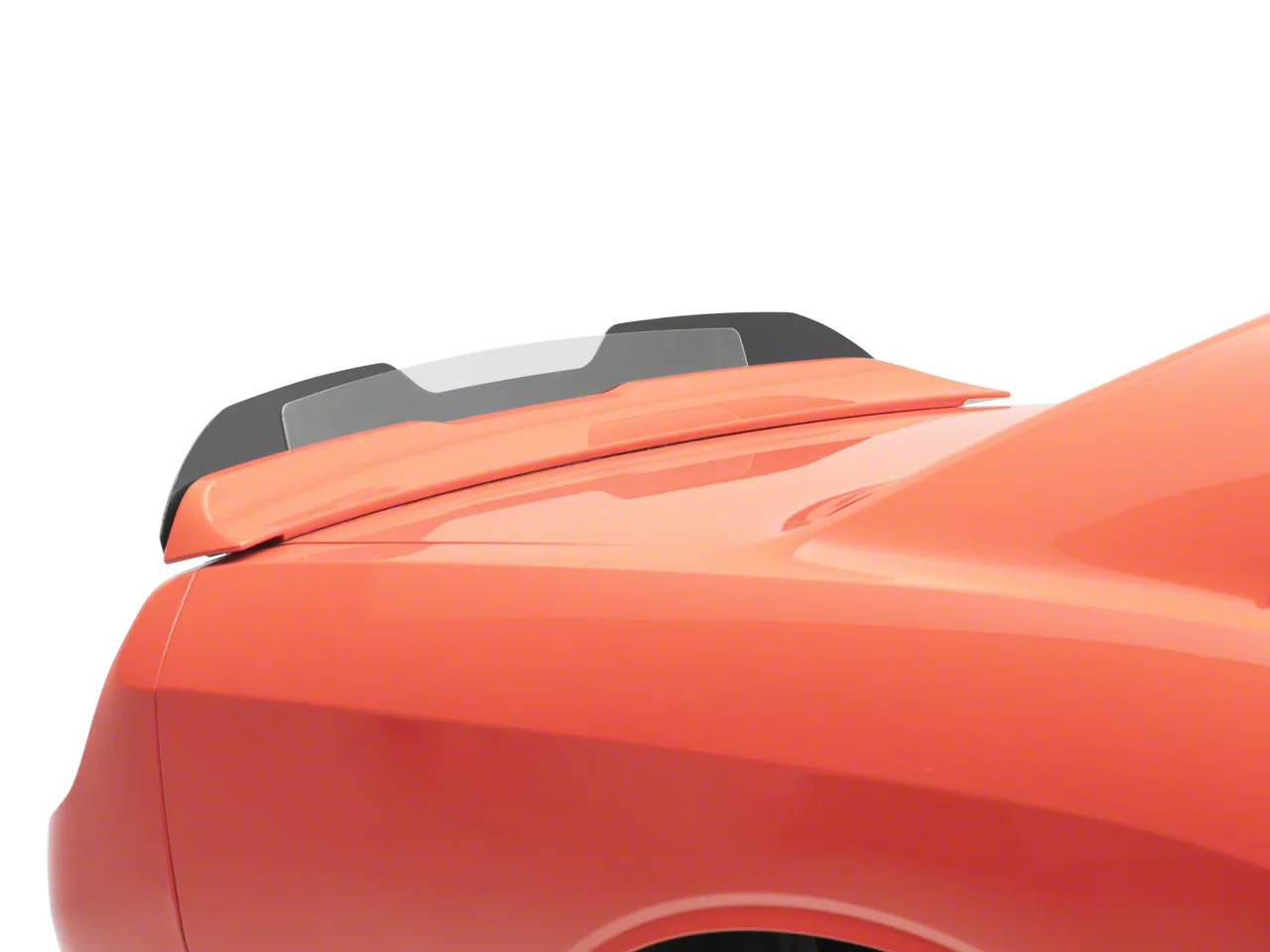 V3R Wicker Bill Rear Spoiler Add-On; Gloss Black (15-23 Challenger)
