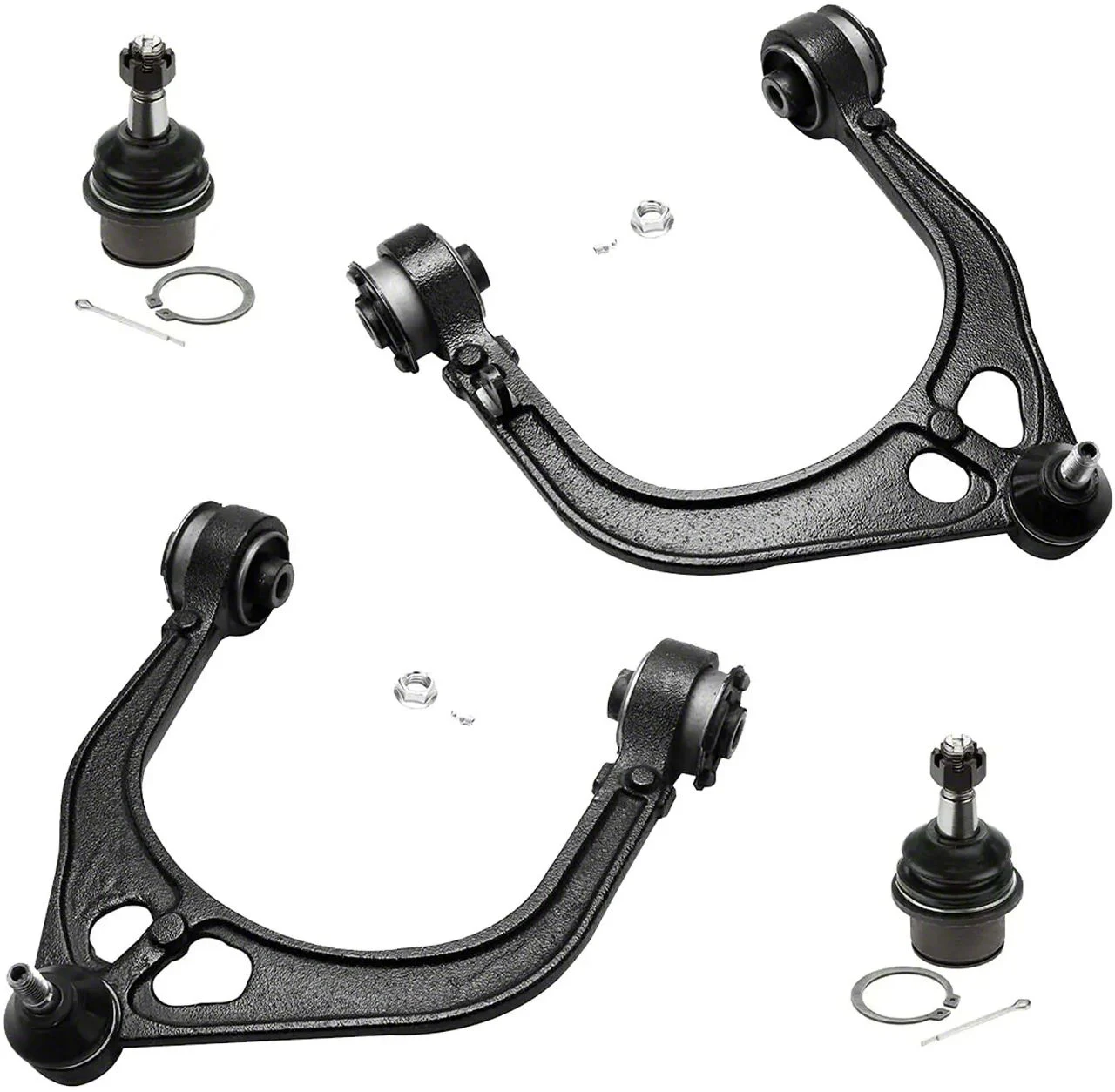 Front Upper Control Arms with Lower Ball Joints (06-19 RWD Charger w/ Non-Adjustable Ball Joints)