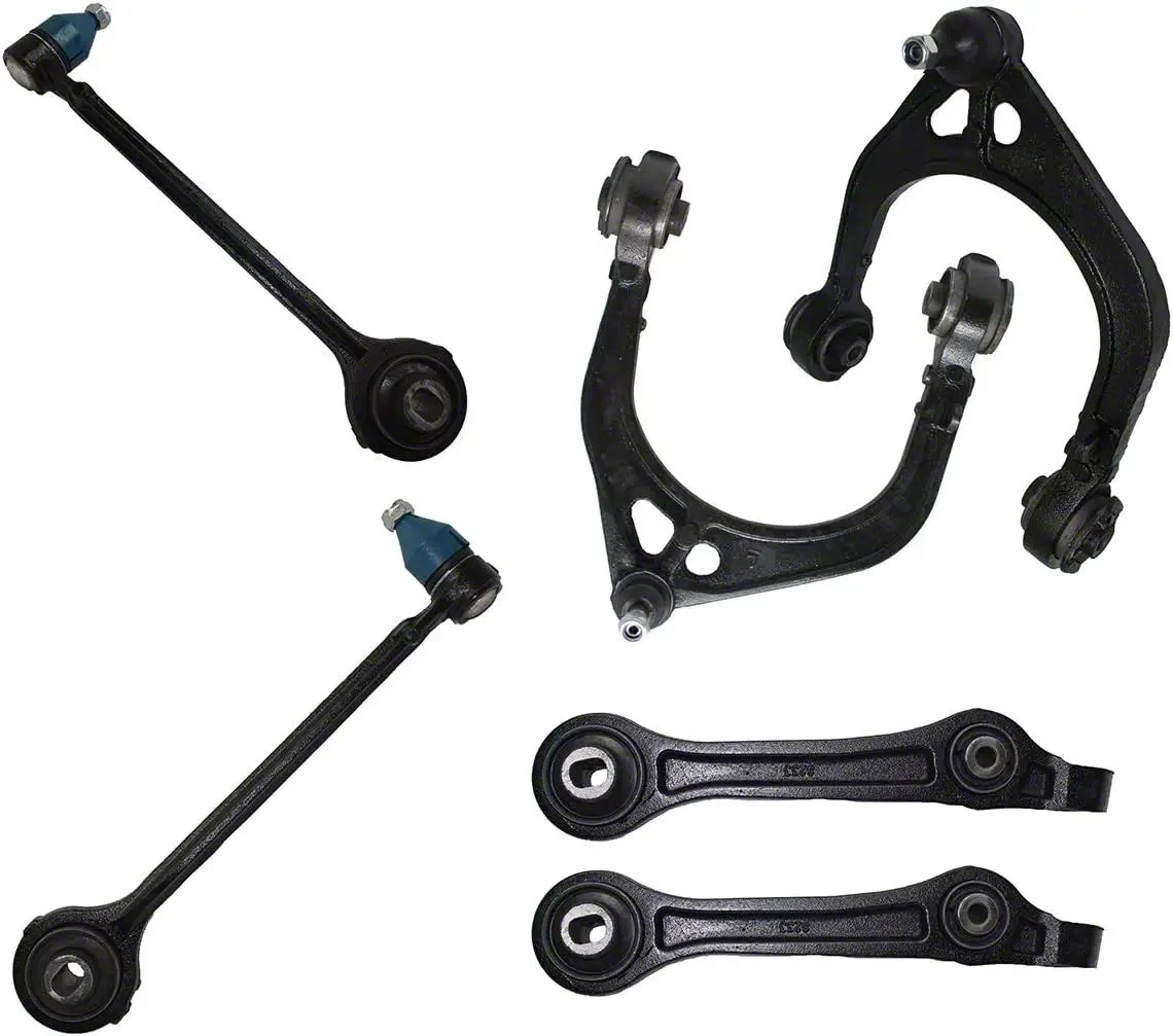 Front Upper and Lower Forward Rearward Control Arms (06-19 RWD Charger w/ Non-Adjustable Ball Joints)