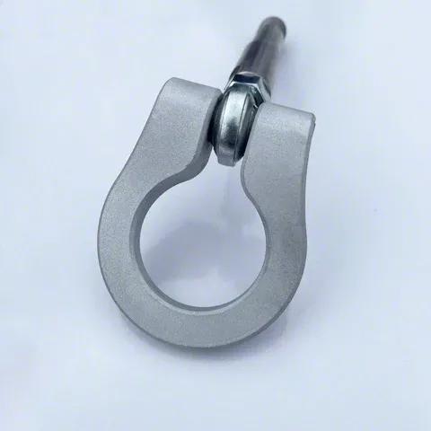 Premium Stealth Tow Hook with Cerakote Black Shaft and Paintable D-Ring; Front and Rear (15-23 Charger)