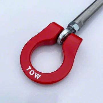 Premium Stealth Tow Hook with Paintable D-Ring; Front and Rear (15-23 Charger)