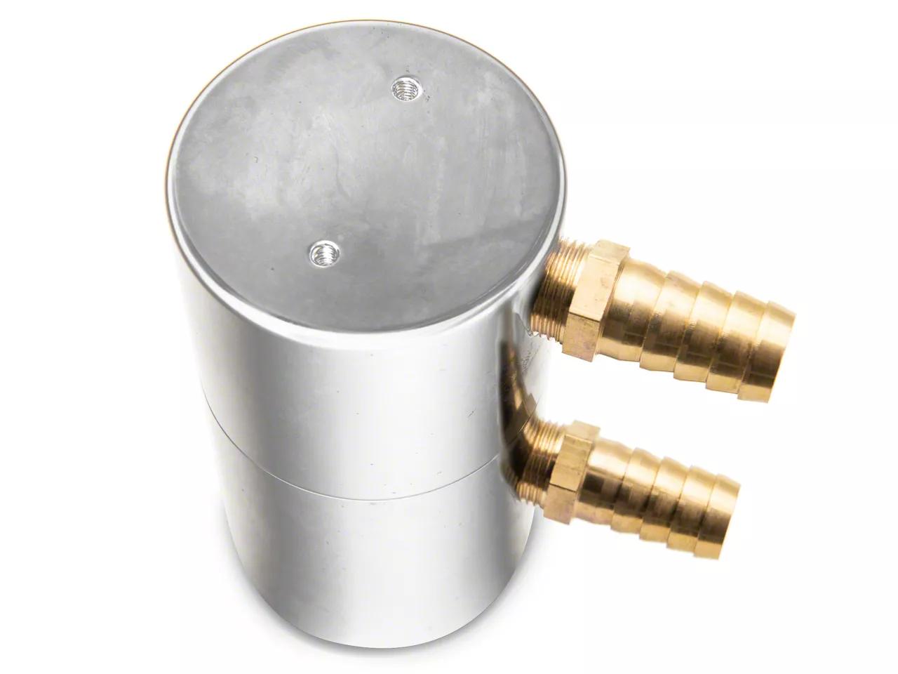 C&L Oil Separator; Polished; Passenger Side (11-26 2.7L/3.5L EcoBoost, 5.0L F-150)